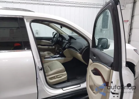 2014 Acura Mdx Advance Pkg W/Entertainment Pkg from USA, damaged, VIN 5FRYD4H89EB001633